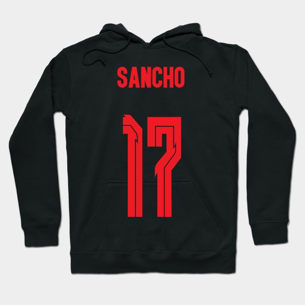 Jaden Sancho England 17 Hoodie by Alimator